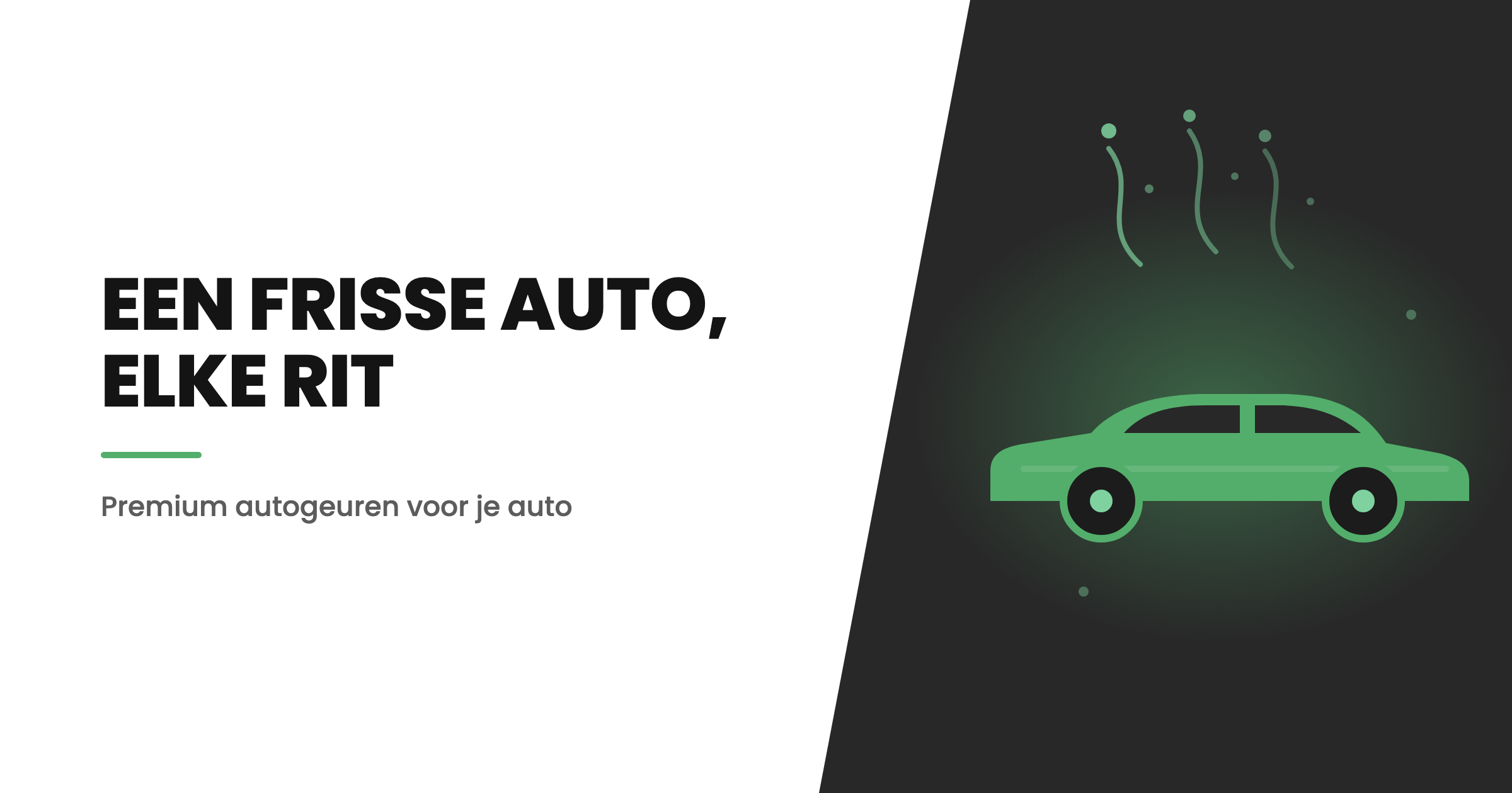 Autoparfum - een frisse auto