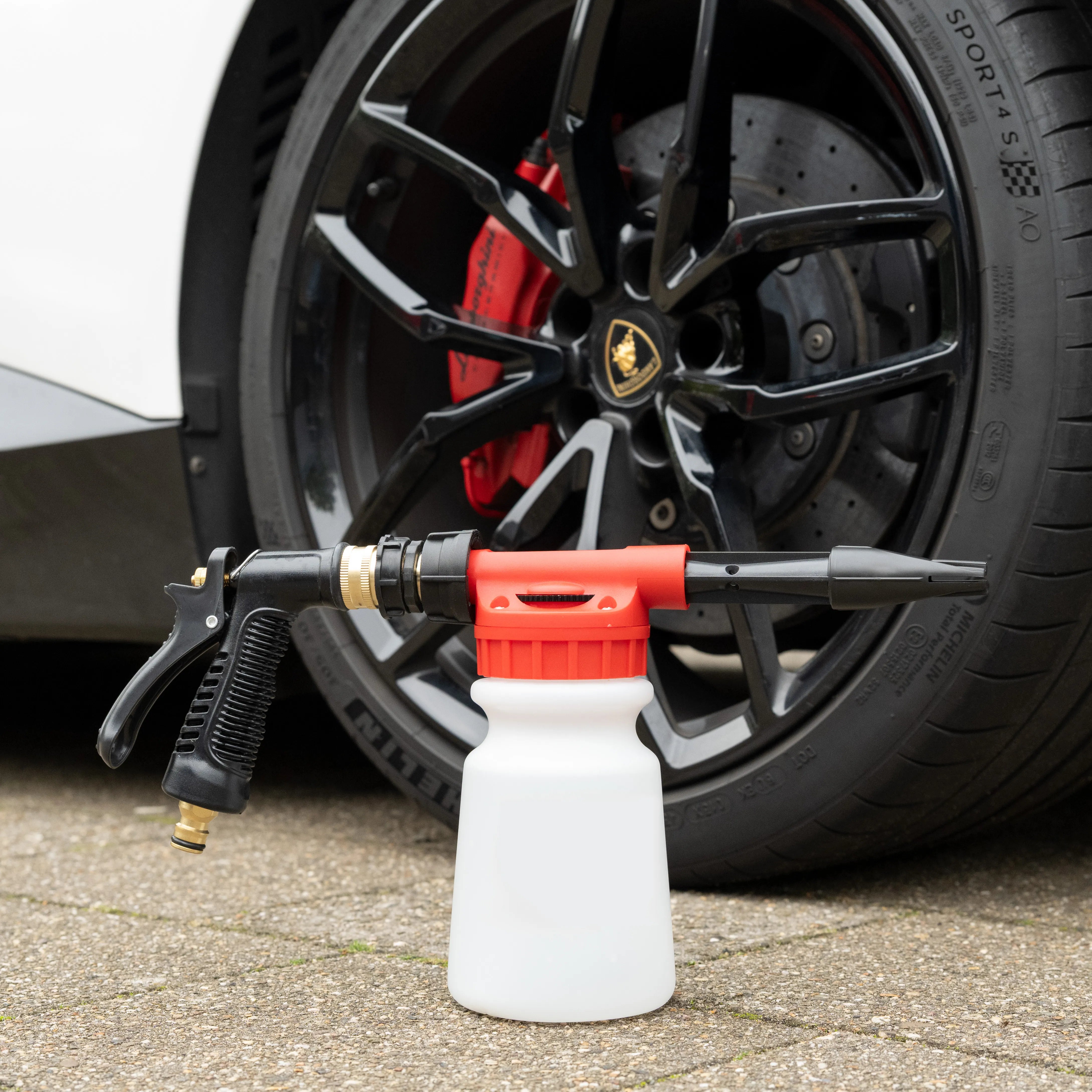 Schaum- und Wasserspritzpistole