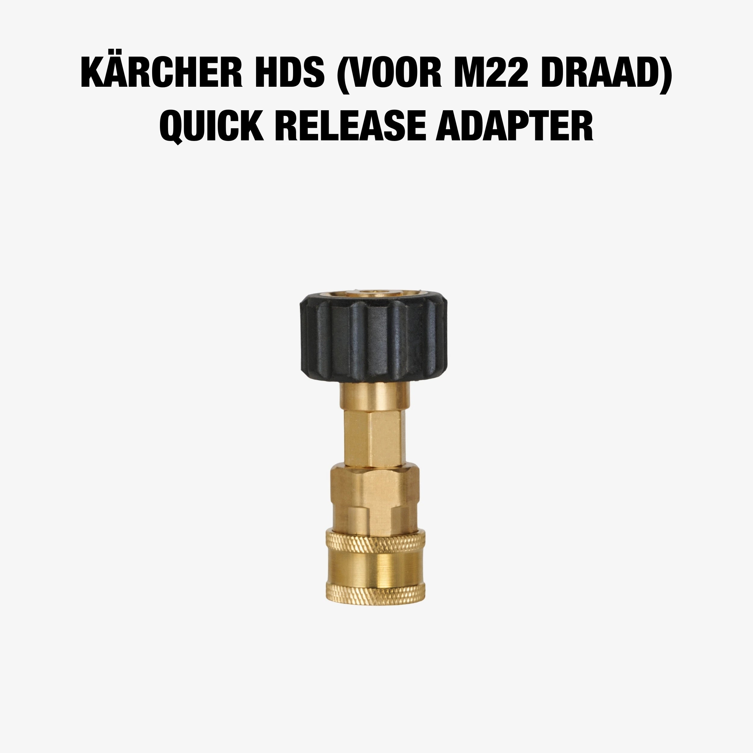 Foam Cannon Adapter - gebruik